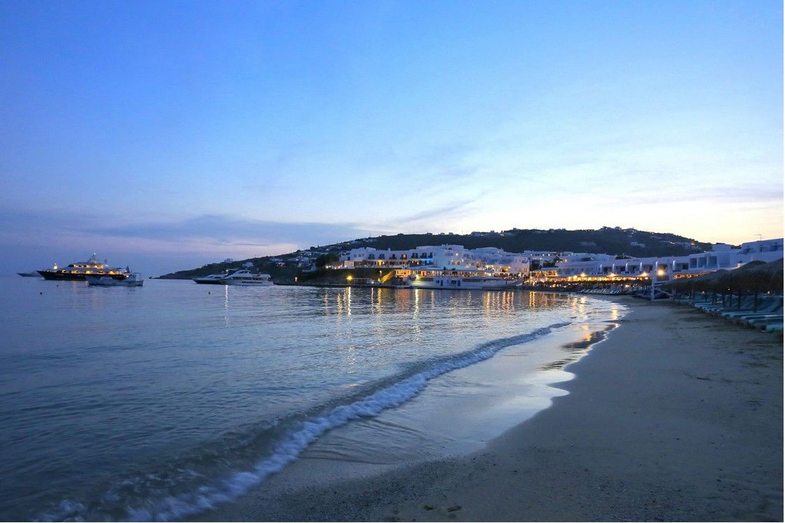 Mykonos Palace Beach Hotel Mykonos Town Экстерьер фото