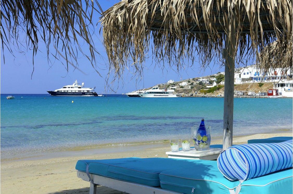 Mykonos Palace Beach Hotel Mykonos Town Экстерьер фото